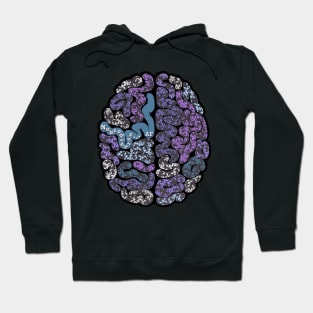 Neurodiverse AF flower Brain Hoodie